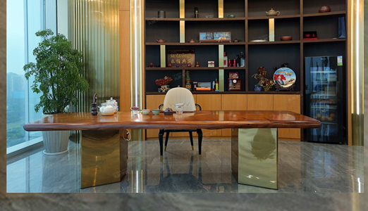 原木功夫茶桌椅